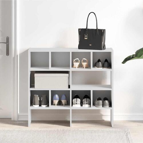 Skostativer stabelbare 2 stk. 89,5x30x40 cm hvid