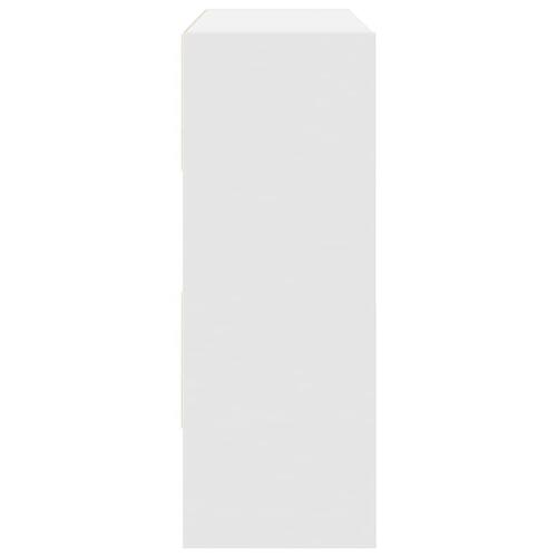 Skostativer stabelbare 2 stk. 89,5x30x40 cm hvid