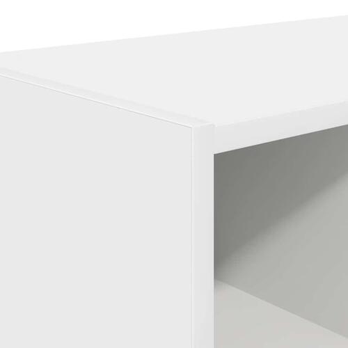 Skostativer stabelbare 2 stk. 89,5x30x40 cm hvid