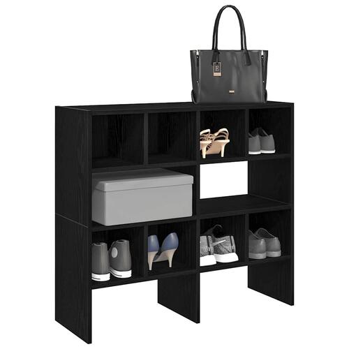Skostativer stabelbare 2 stk. 89,5x30x40 cm sort-eg