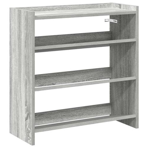 Skoreol 60x25x62 cm konstrueret træ grå sonoma-eg