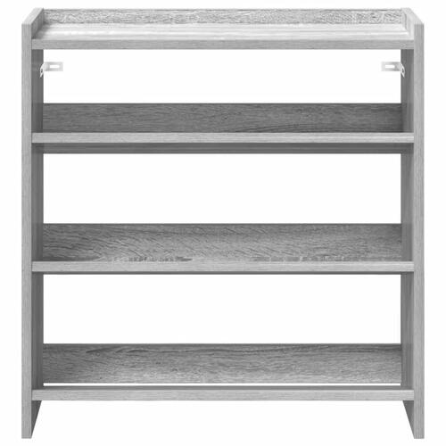 Skoreol 60x25x62 cm konstrueret træ grå sonoma-eg
