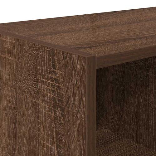 Skostativer stabelbare 2 stk. 89,5x30x40 cm brun egetræsfarve