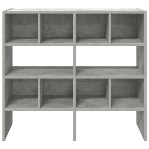 Skostativer stabelbare 2 stk. 89,5x30x40 cm betongrå