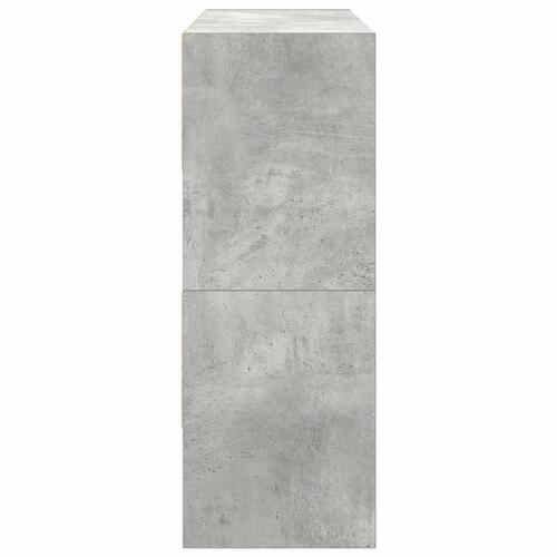 Skostativer stabelbare 2 stk. 89,5x30x40 cm betongrå