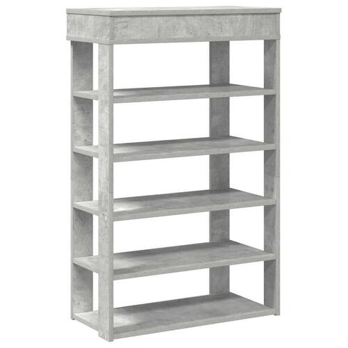 Skoreol 60x30x98 cm konstrueret træ betongrå