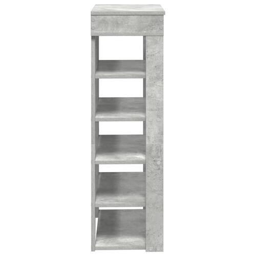 Skoreol 60x30x98 cm konstrueret træ betongrå