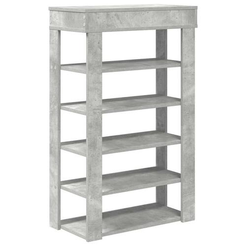 Skoreol 60x30x98 cm konstrueret træ betongrå
