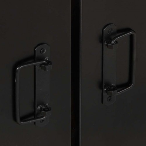 Skænk flerfarvet 55x35x70 cm massivt genbrugstræ