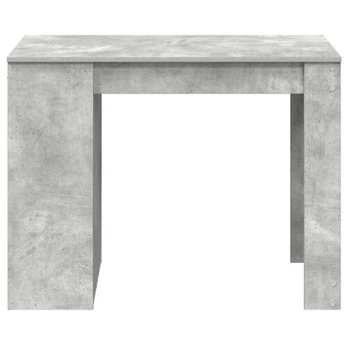 Skrivebord med skuffe og hylde 102x62x77,5 cm betongrå