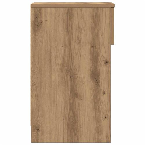 Sengebord med skuffe 20x36x60 cm kunsteg