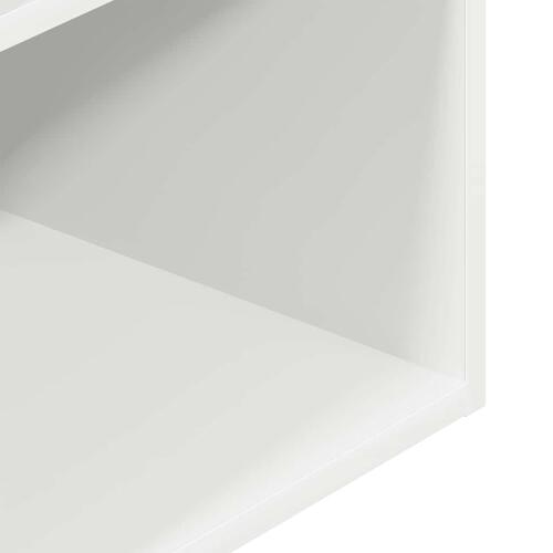 Sengebord med skuffe 35x34x66,5 cm hvid