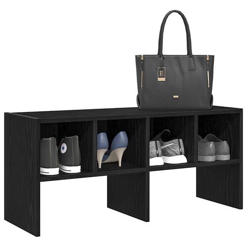 Skostativ stabelbar 89,5x30x40 cm sort-eg