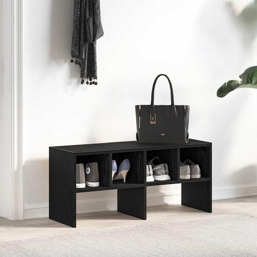 Skostativ stabelbar 89,5x30x40 cm sort-eg