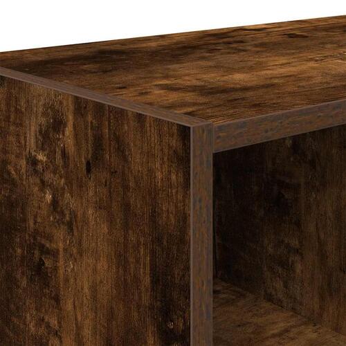 Skostativer stabelbare 2 stk. 89,5x30x40 cm røget egetræsfarve