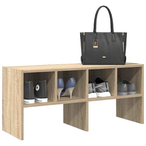 Skostativ stabelbar 89,5x30x40 cm sonoma-eg