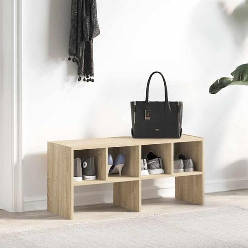 Skostativ stabelbar 89,5x30x40 cm sonoma-eg