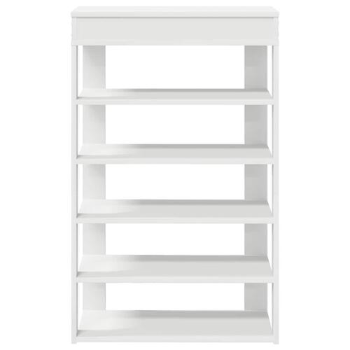Skoreol 60x30x98 cm konstrueret træ hvid