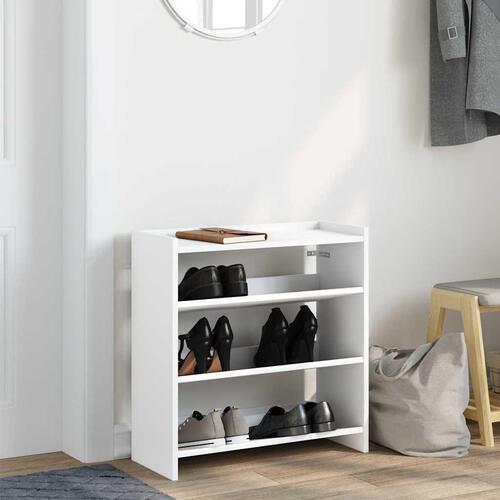 Skoreol 60x25x62 cm konstrueret træ hvid