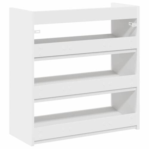 Skoreol 60x25x62 cm konstrueret træ hvid