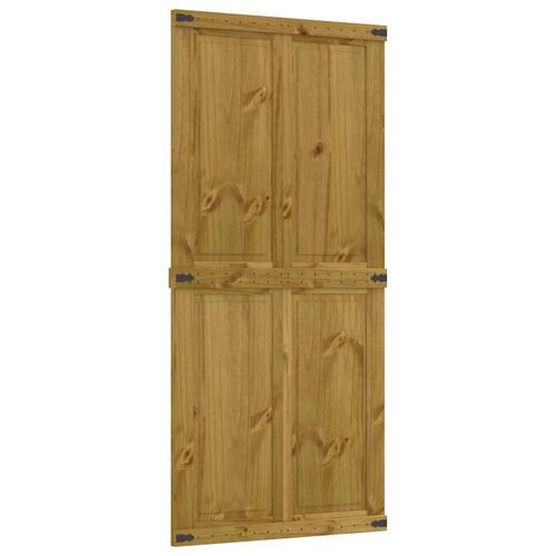 Skydedør CORONA 100x210 cm massivt fyrretræ