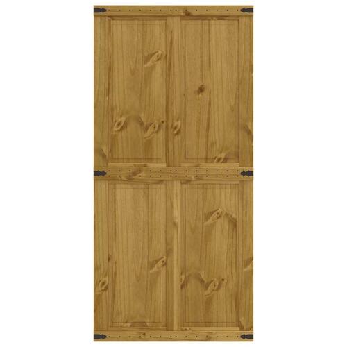 Skydedør CORONA 100x210 cm massivt fyrretræ