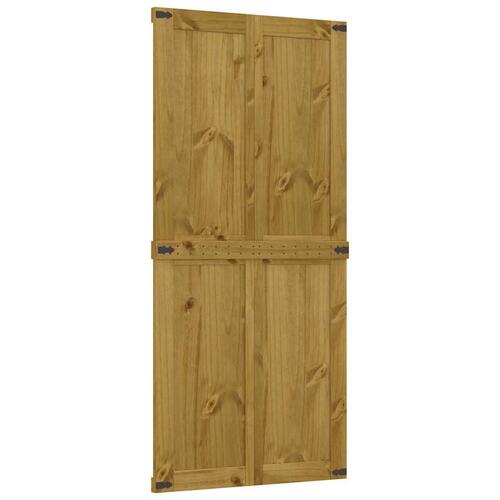 Skydedør CORONA 100x210 cm massivt fyrretræ