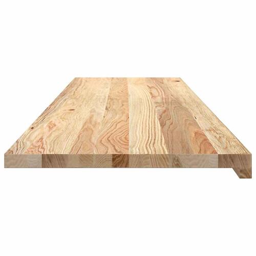 Vindueskarme 2 stk ubehandlet 140x40x2 cm massivt egetræ