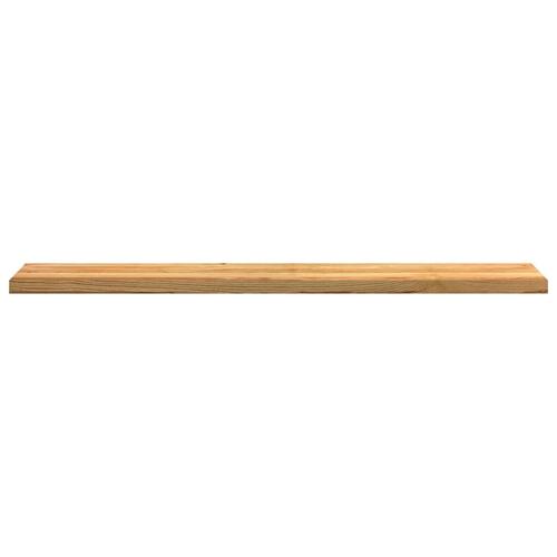 Vindueskarme 2 stk lysebrun 160x30x2 cm massivt egetræ