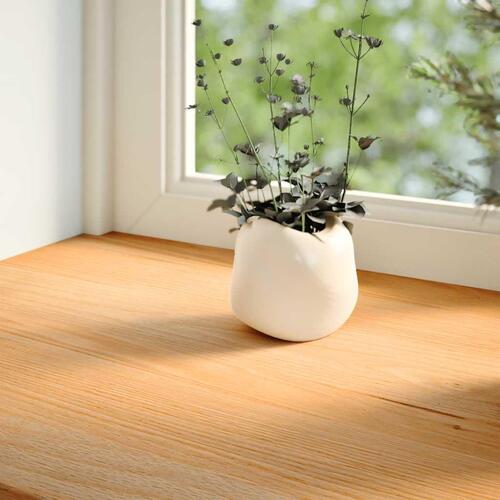 Vindueskarme 2 stk lysebrun 70x30x2 cm massivt egetræ