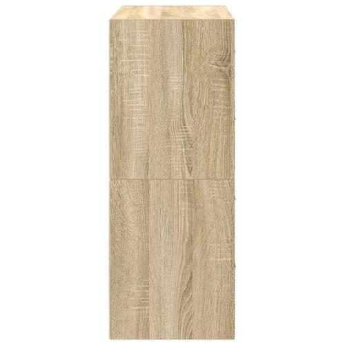 Skabe med 2 skuffer 2 stk. 60x31x40cm konstrueret træ sonoma-eg