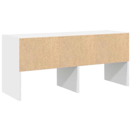 Skostativ stabelbar 89,5x30x40 cm hvid