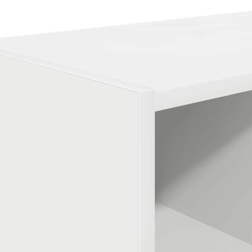 Skostativ stabelbar 89,5x30x40 cm hvid