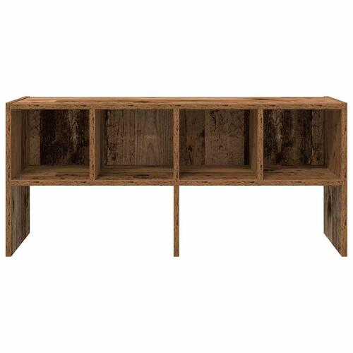 Skostativ stabelbar 89,5x30x40 cm antikt træ