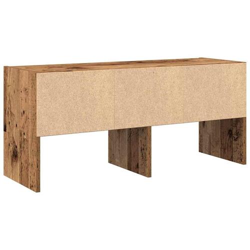 Skostativ stabelbar 89,5x30x40 cm antikt træ