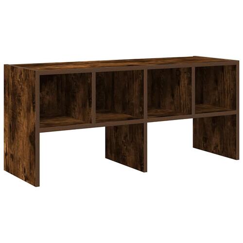 Skostativ stabelbar 89,5x30x40 cm røget egetræsfarve