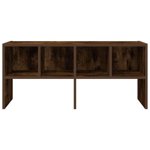 Skostativ stabelbar 89,5x30x40 cm røget egetræsfarve