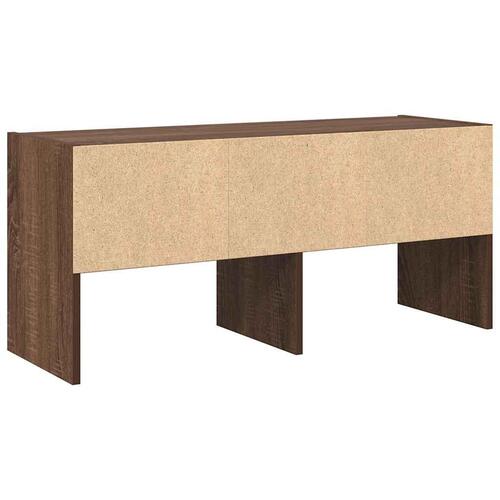 Skostativ stabelbar 89,5x30x40 cm brun egetræsfarve