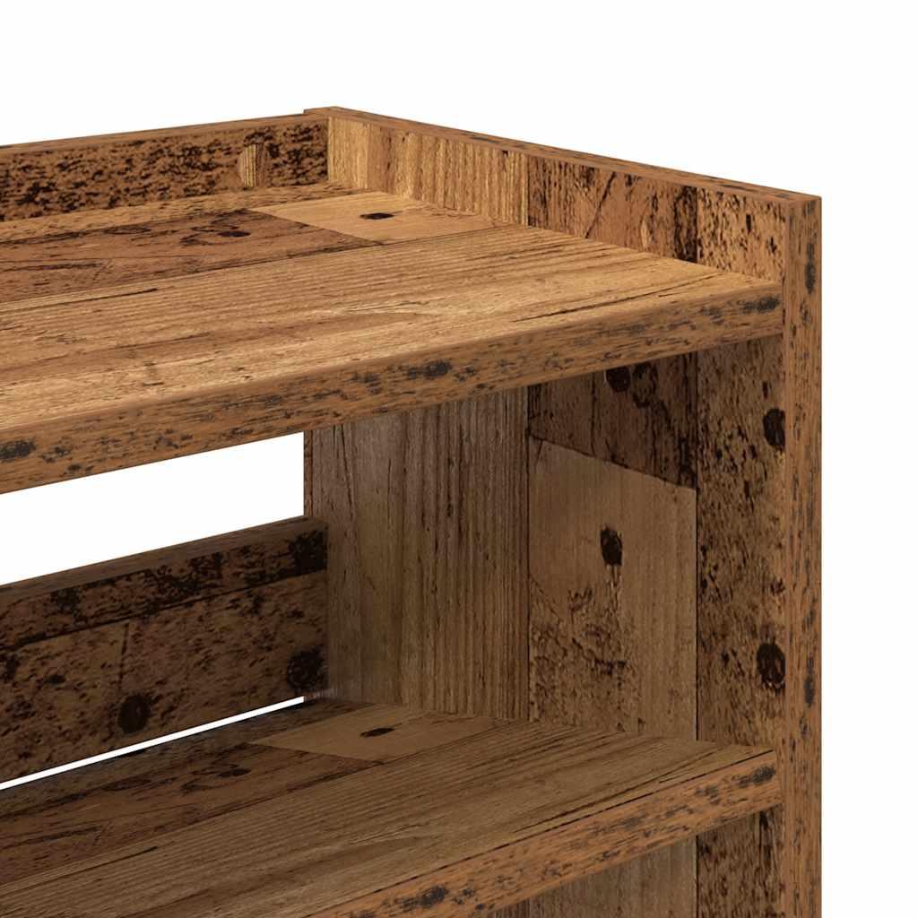 Skoreol 80x25x81 cm konstrueret træ antikt træ