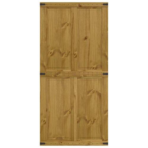 Skydedør CORONA 90x210 cm massivt fyrretræ