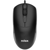 Mus Nilox MOUSB1012 Sort 1200 DPI