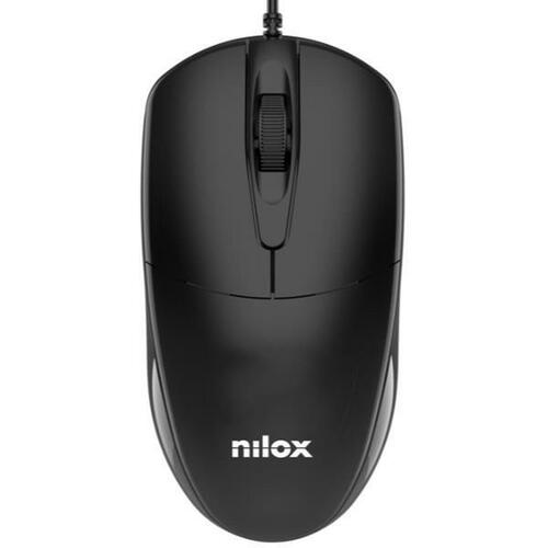 Mus Nilox MOUSB1012 Sort 1200 DPI
