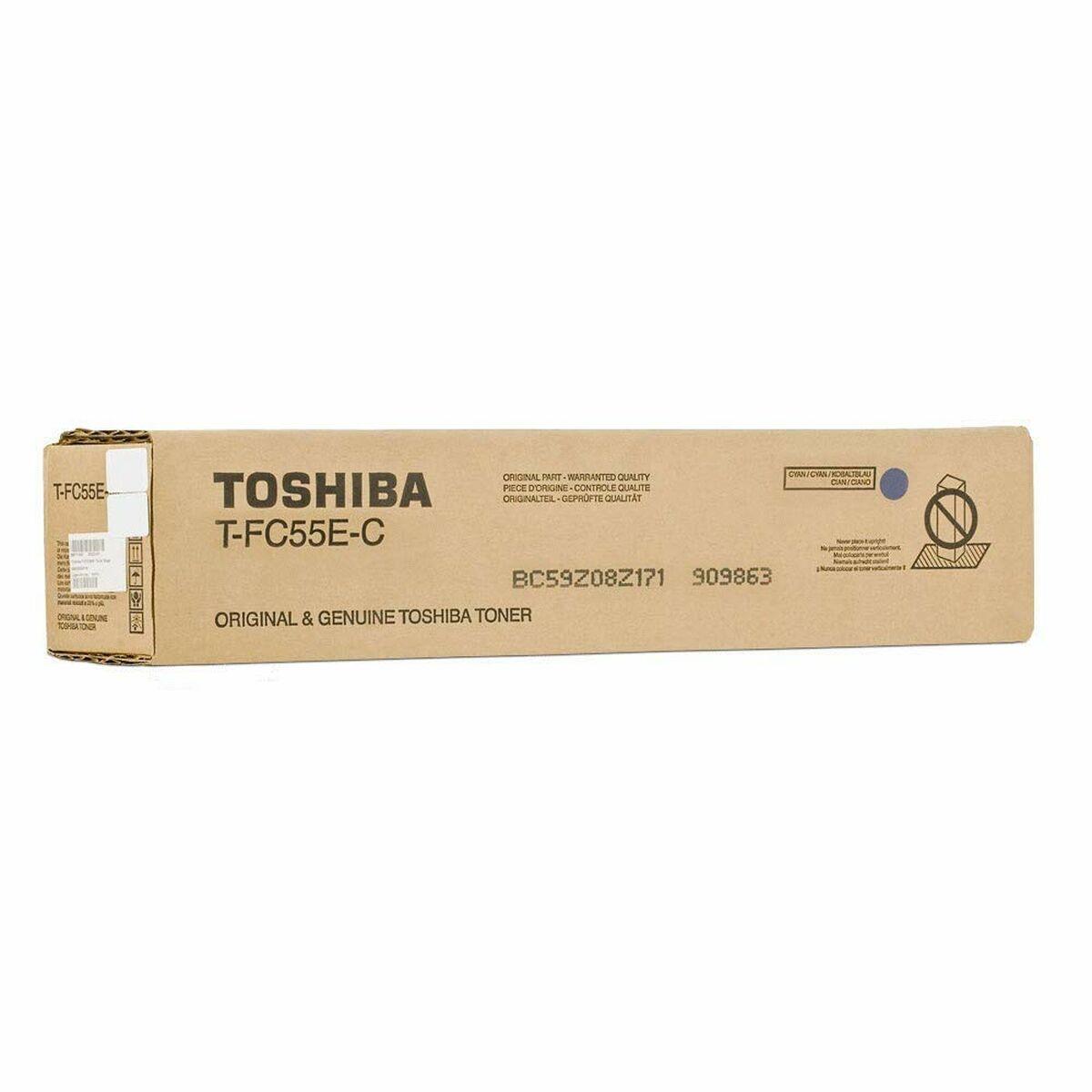 Toshiba toner T-FC55E-C Cyan - til 5520C/6520C/6530C billede