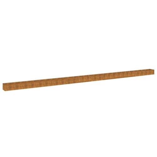 Højbed 1152x50x36 cm cortenstål