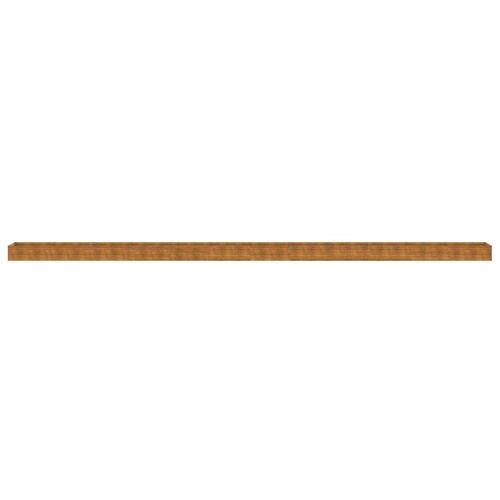 Højbed 1152x50x36 cm cortenstål