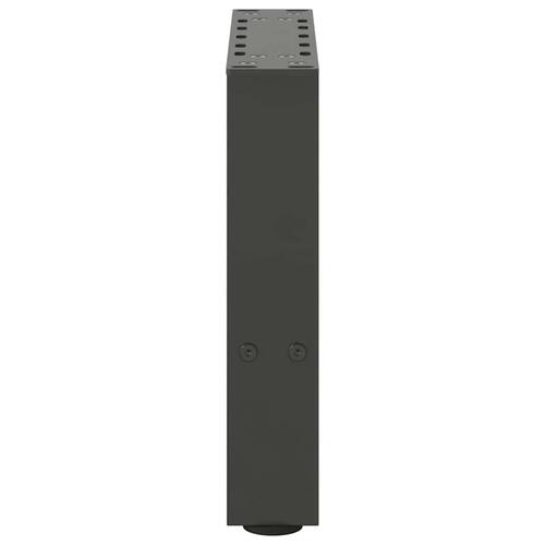 Sofabordben 2 stk. 30x(30-31) cm stål antracitgrå