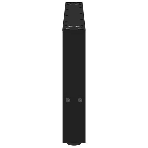 Sofabordben 2 stk. 70x(30-31) cm stål sort