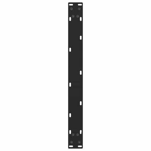 Sofabordben 2 stk. 70x(30-31) cm stål sort