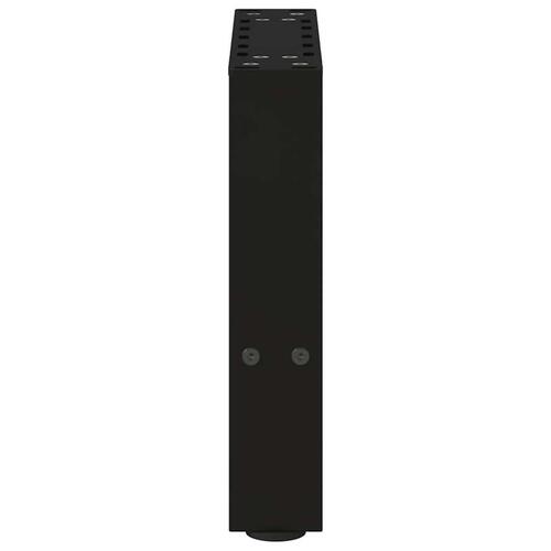 Sofabordben 2 stk. 40x(30-31) cm stål sort