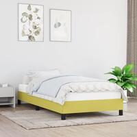 Sengeramme uden madras Grøn 100x200 cm Stof
